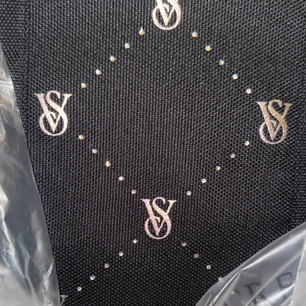 Black Monogram Canvas Weekender Bag - Picture 5 of 5